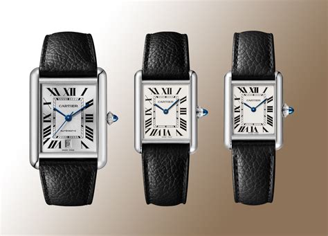 cartier tank solo size